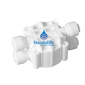 1/4 Quick Valf Dörtlü Vana 1/4 Quick Shut Off Valf 4 Yönlü Vana