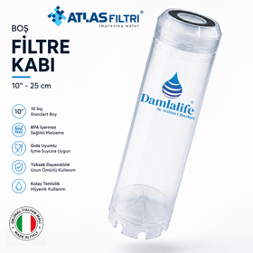 Atlas Boş Mineral Silifoz Kabı Shell Kabı 10