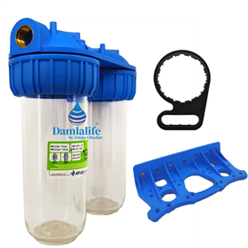 Atlas 10" Housing 2'li Boş Filtre Kabı 1"