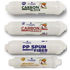 DamlaLife Çubuklu Dörtlü Mineralli Post Karbon Tatlandırıcılı Filtre Seti