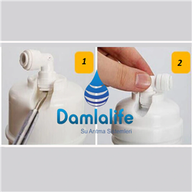 DamlaLife Çubuklu Beşli Mineralli Post Karbon Tatlandırıcılı Filtre Seti