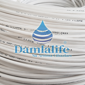 Taiwan 6 MM Hortumu 1/4 Su Arıtma Hortum NSF Onaylı (10 Metre)