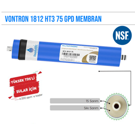 Vontron HT3 Yüksek TDS Li Sular İçin 75 GPD Membran Filtre