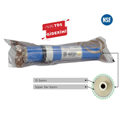 Vontron Hp 1812 -75 Vontron HP-1812 Yüksek TDS Li Sular İçin 75 GPD Membran Filtre