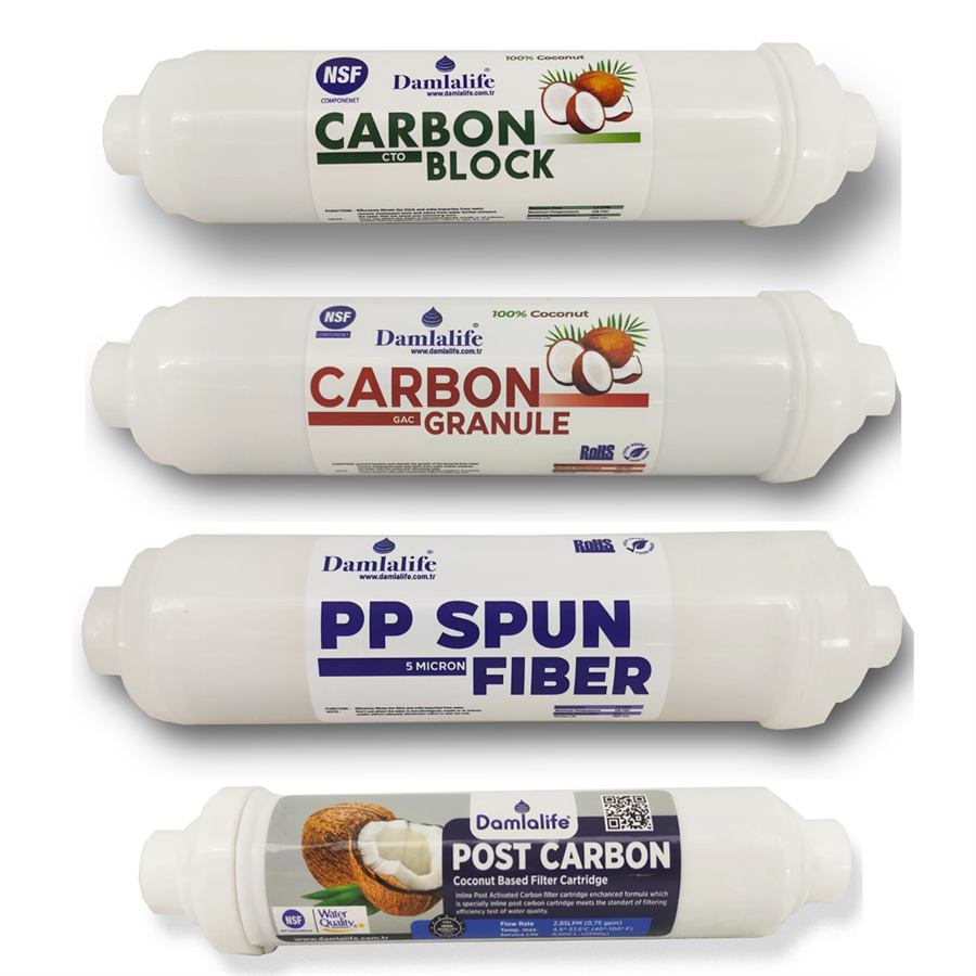 Dörtlü Filtre Seti Çubuklu Dörtlü Filtre Seti