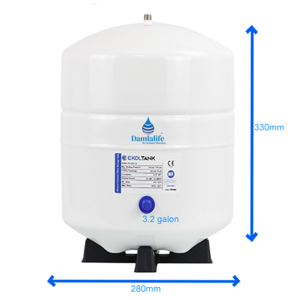 12 Litre Su Arıtma Tankı 3.2 galon 2