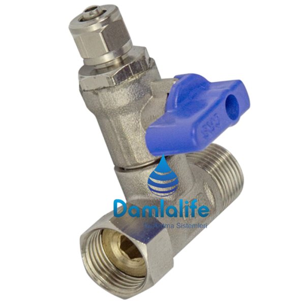 3/8 Combo Hat Alma Bağlantı 1/4 Mini Vana