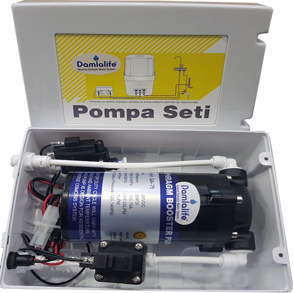 Su Arıtma Cihazı Pompa Seti 75-80-100 Gpd Uyumlu