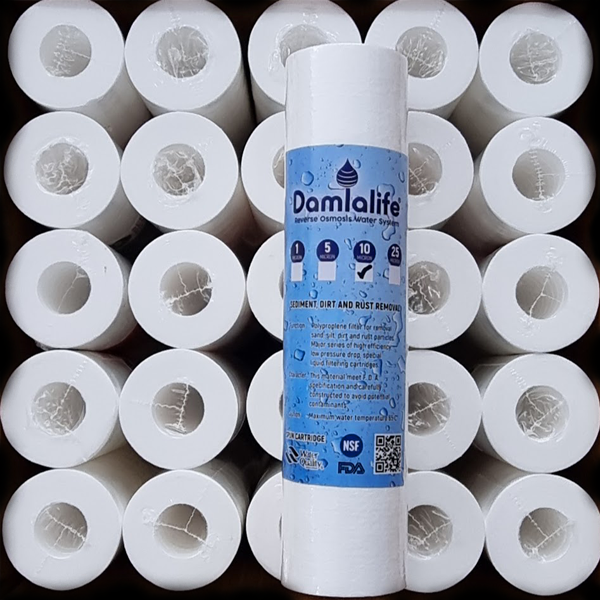10'' Su Arıtma Spun 10 Micron Sediment Filtre (25 Adet) 10'' Su Arıtma Spun 10 Micron Sediment Filtre (25 Adet)